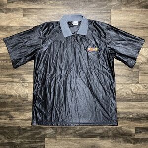 Stanley Desantis Southpark Shirt Black Polo Comedy Central Vtg 90s USA Mens XL